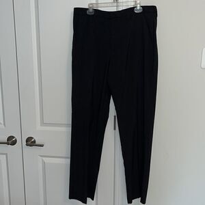 Men’s poly/spandex Ashworth Man Black Gray check plaid golf pants 36 x 34
